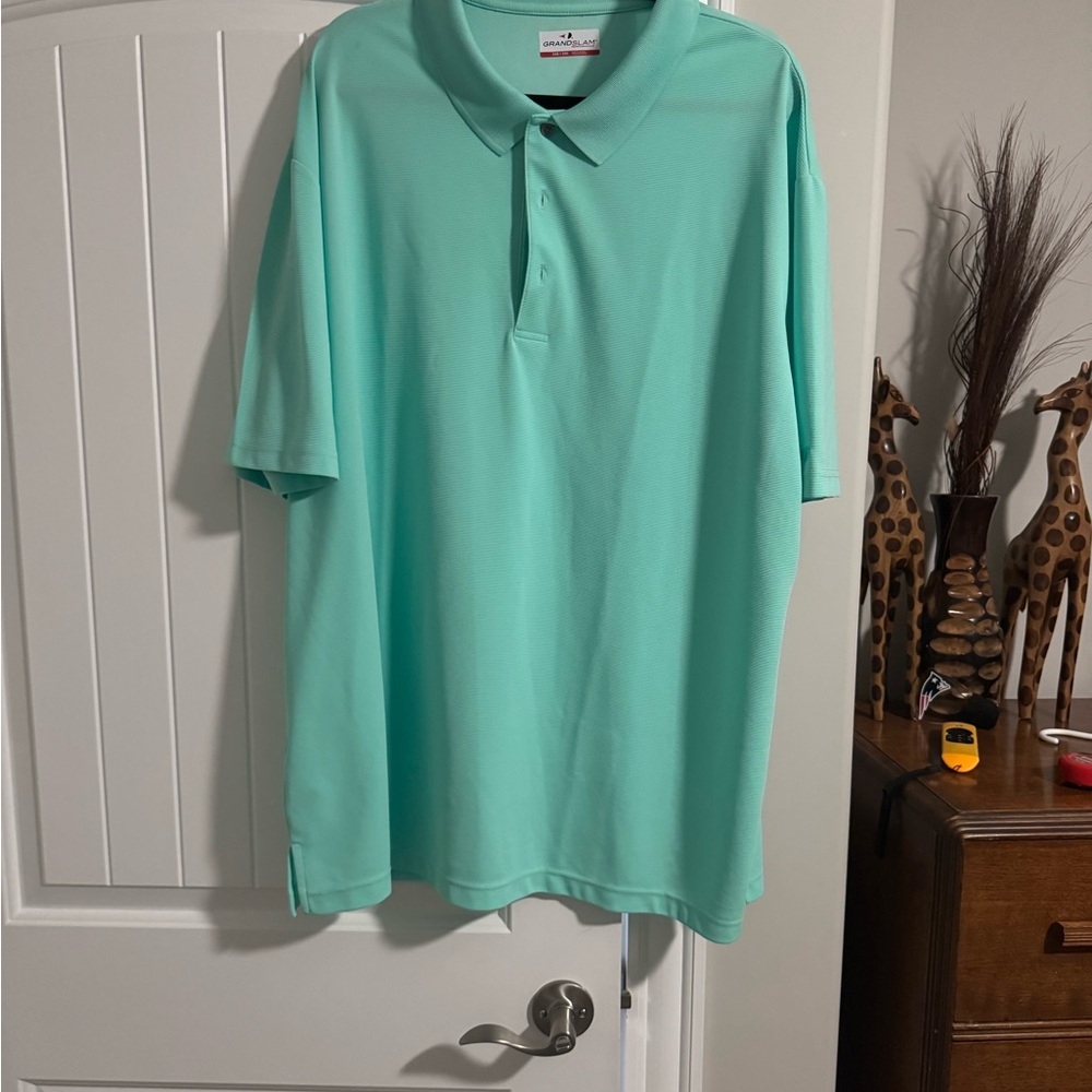 Grand Slam Light Green Polo Shirt